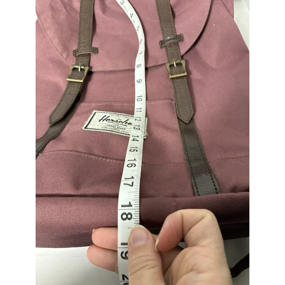 Herschel Supply Company Retreat Backpack-brown With Candy Strip Red Interior 18